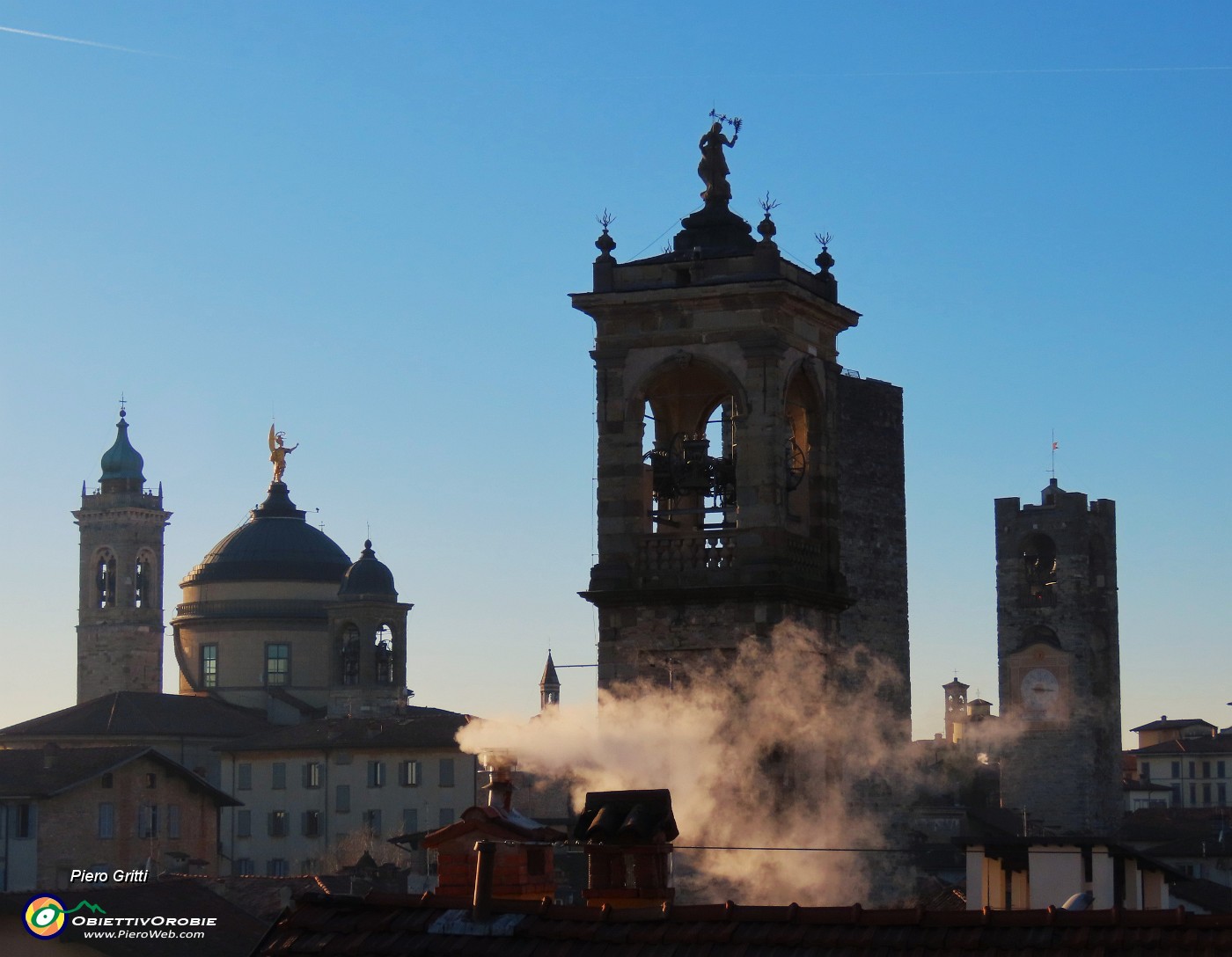 37 Da sx Santa Maria Maggiore, Duomo, San Pancrazio, Torre Civica.JPG